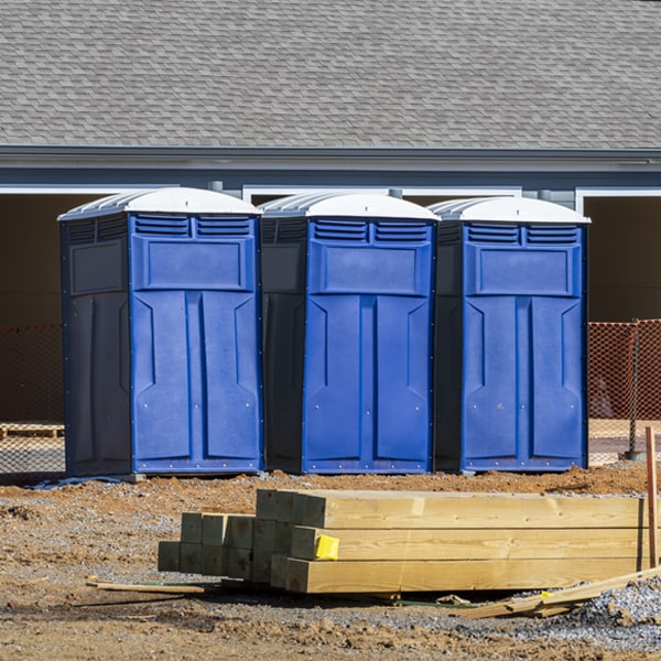 how can i report damages or issues with the porta potties during my rental period in Saline IL